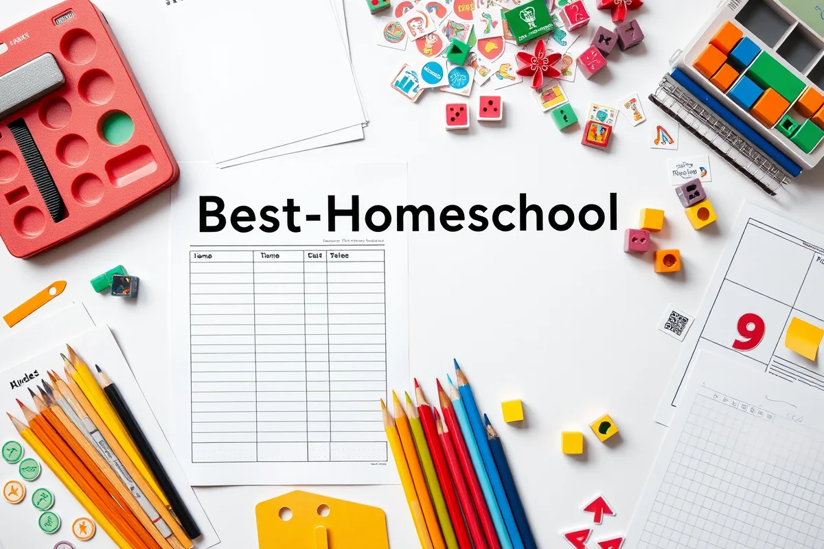 best homeschool planner for one student — Best Homeschool Planner For One Student (the finished result)
