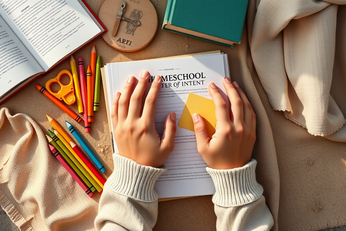 homeschool letter of intent — Homeschool Letter Of Intent (the finished result)