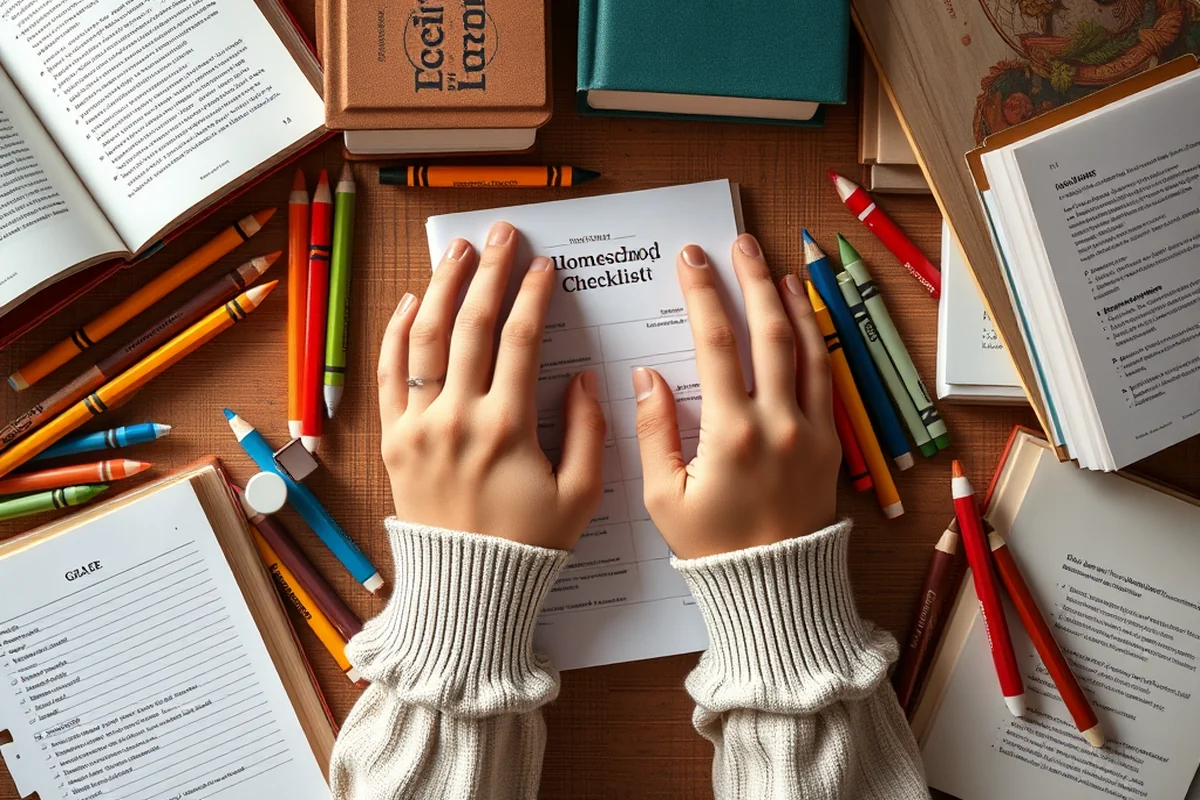 homeschool planning grade checklist — Homeschool Planning Grade Checklist (the finished result)