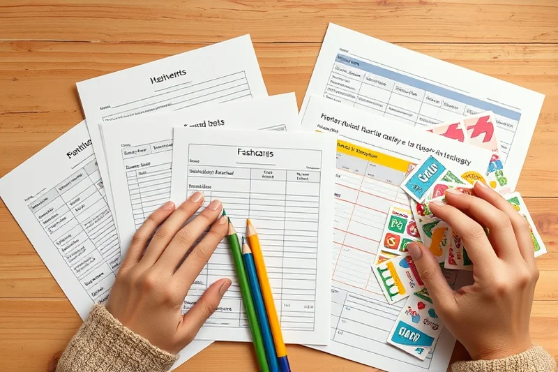 homeschool planning lesson on a budget — Homeschool Planning Lesson On A Budget (the finished result)