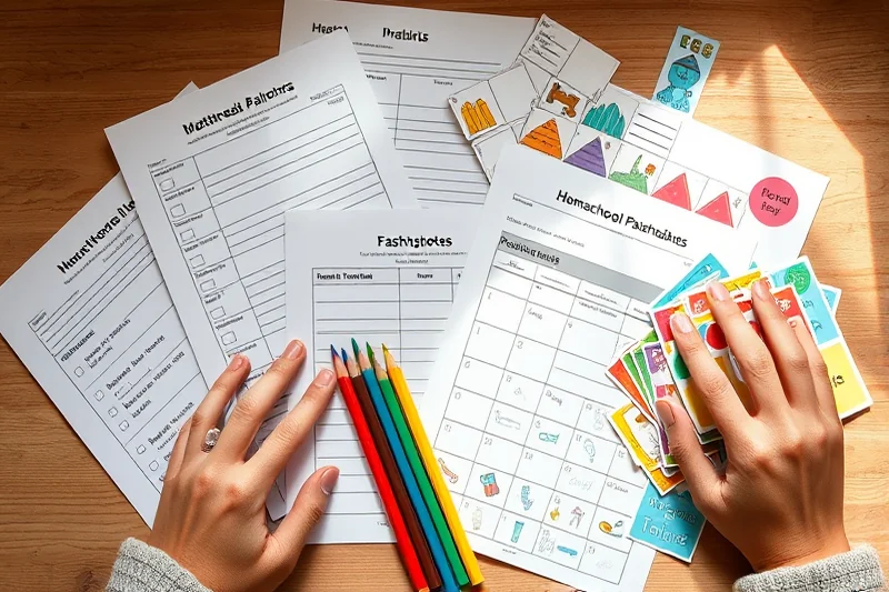 homeschool planning printables step by step — Homeschool Planning Printables Step By Step (the finished result)