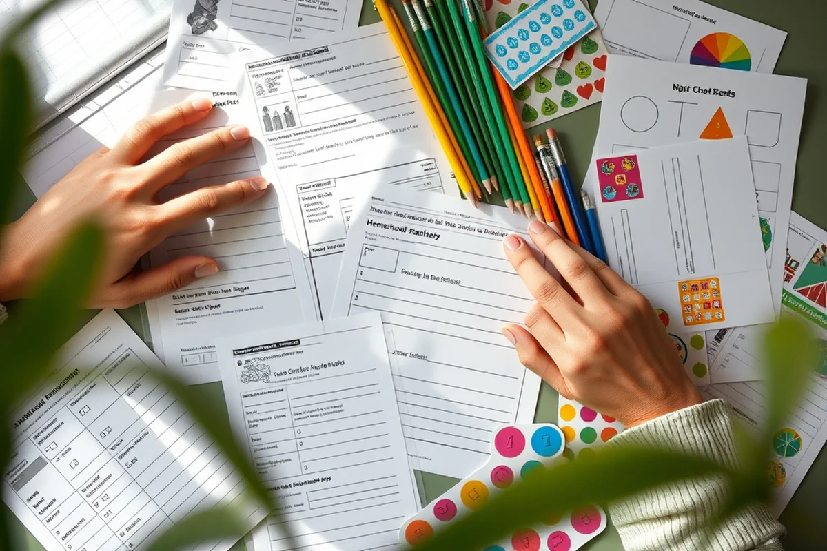 homeschool planning printables worksheets for small spaces — Homeschool Planning Printables Worksheets For Small Spaces (the finished result)