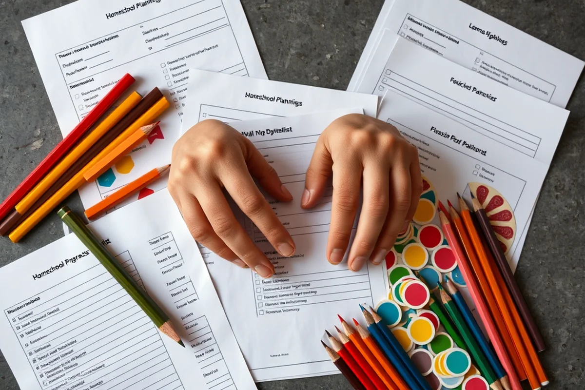 homeschool planning progress checklist — Homeschool Planning Progress Checklist (the finished result)