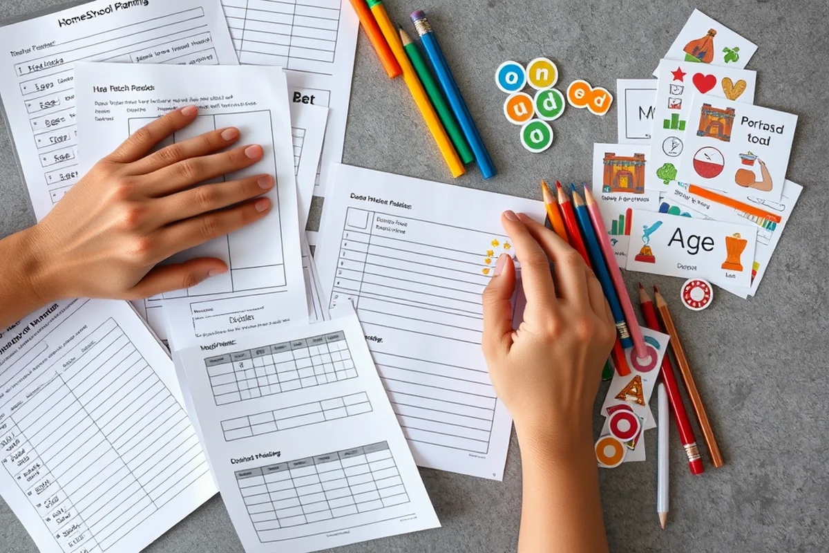 simple homeschool planning by age grade — Simple Homeschool Planning By Age Grade (the finished result)
