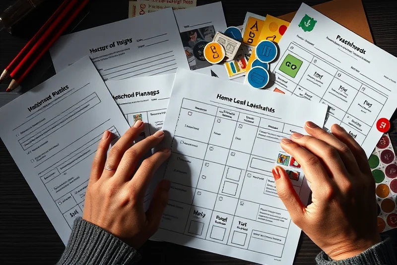 homeschool planning lesson step by step — Homeschool Planning Lesson Step By Step (the finished result)